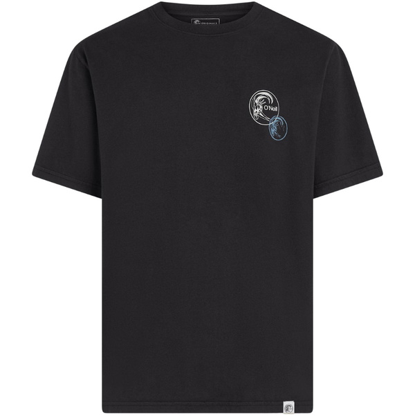 2026 O'Neill Mens O'riginals Back Print T-Shirt 2850387 - Black Out